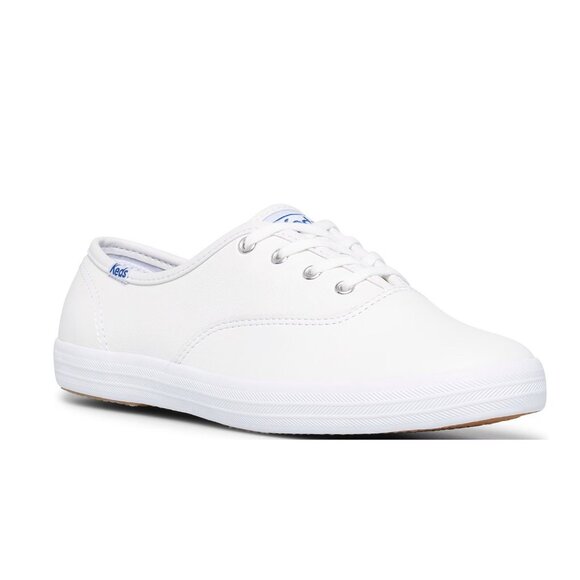 Keds Women's Champion Originals Lace Up White Canvas Shoes in size 7 - Picture 1 of 6